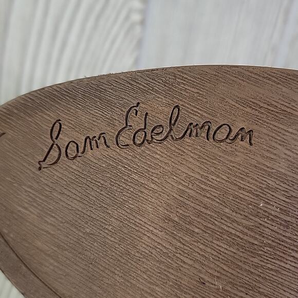 Sam Edelman Lynn Block Heel Side Zip Brown Suede Ankle Boots Womens Size 9.5 NEW - Picture 8 of 12